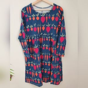 NWOT XS organic cotton Winter Water Factory Vegetable Garden Dress